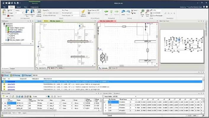 HOMER Pro – Modell eines Hybrid-Energiesystems mit Energieflussdiagramm