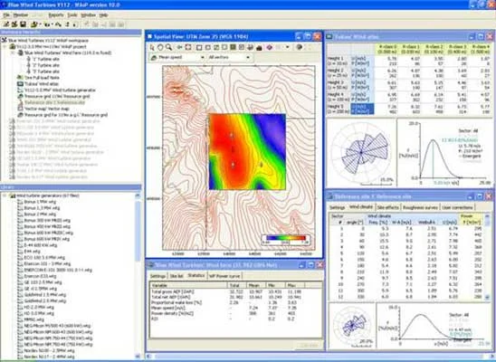 WAsP Software zur Bewertung von Windressourcen